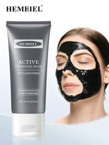 HEMEIEL 60克温和去角质面膜，深层清洁提亮肤色，低致敏性，适用于面部和身体，适合所有肤质和性别 - 灰色 - 查看 7