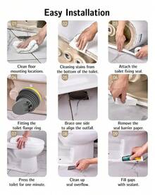 Tendencia2 Bridas De Inodoro Con Anillos De Cera Y Válvula CheckCalidad premium - 1 - Ver 7