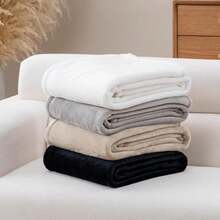 Sushing Luxury Fleece Warm Blanket, Soft Lightweight Velvety Plush Blanket For Sofa And Bed, Cozy Comfy For All Seasons(Color, 108*90 Inches) - ColorC - 查看 8