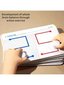 Juguetes para el desarrollo del cerebro izquierdo y derecho, juguetes de entrenamiento para el pensamiento integral del cerebro de los niños, ayudas didácticas para ejercitar la concentración, la atención y la motricidad fina - Multicolor - Ver 6