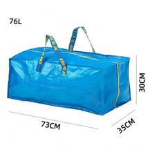 Tendencia4pcs Grande Bolsas De Almacenamiento Para Guardar PlegableCalidad premium - Azul - Ver 5