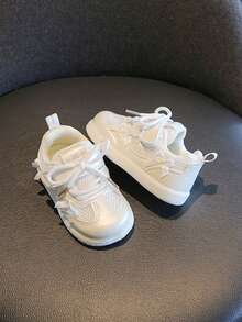 1双婴儿/幼儿软底运动鞋，婴幼儿男女童运动鞋，春秋季 - 米色 - 查看 7