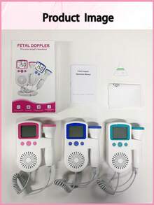 Monitor tętna płodu Doppler, detektor tętna o wysokiej czułości w ciąży z wyświetlaczem LCD, odpowiedni do użytku domowego w okresie prenatalnym - Zobacz 9