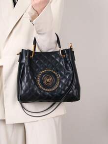 Luxury High Capacity Elegant Ladies Handbag, 2026 New Niche Design Fashion Bucket Bag, High-Quality Quilted Stitching Versatile Commuter Shoulder Bag - Multicolor - View 13