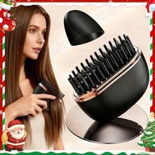 多功能迷你无线电动直发梳，直发器，耐热造型工具。小巧便携，提供3档可调温度设置，Type-C接口，无线设计，易于使用，2000mAh电池。 - 彩色 - 查看 10