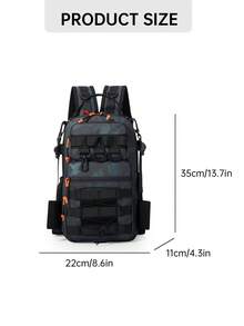 Myco 军用黑色战术背包 双肩包 露营徒步包 户外旅行 - 彩色 - 查看 9