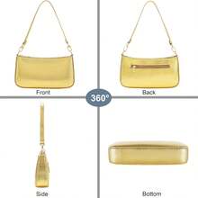Bolso de hombro Mujer - Oro - Ver 2