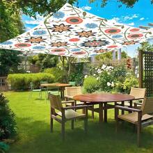 1 pieza Tela de sombrilla digital 2D con estampado, disponible en 5 estilos diferentes, con características como diseño de estampado impreso, a prueba de viento, desmontable, ligero, sombra parcial, a prueba de polvo - Multicolor - Ver 39