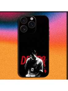 Movie D- Morgan Phone Case Compatible With 16,15,14,13,12,11,Pro,XS,Max,XR,Plus,SE,Mini Soft Black Cover, Cover Compatible With  17 Pro Case,  17 Pro Max Case,  17 Case,  16 Pro Case - Z1 - 查看 13