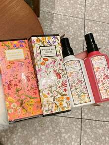 1瓶100毫升香草、薰衣草、茉莉和百合香氛室内喷雾，持久留香，清新空气，适合居家、馈赠亲友、情人节礼物、浪漫婚礼及家庭使用。 - 彩色 - 查看 2