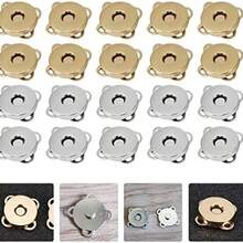 Leoon KESYOO 50 Piezas de Cierres Magnticos con Cierre de Botn Broches de Costura DIY Juego de Botones para Manualidades Bolsos para Ropa Bolso de Cuero Accesorios Estilo 3 - como se muestra en la figura - Ver 8