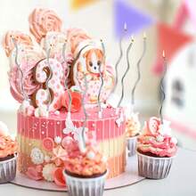 Tendencia48 Velas Plateadas Curvas Pastelera Pastel Feliz CumpleañosCalidad premium - 1 - Ver 8