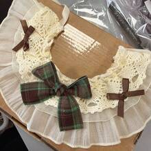 Cute Bowknot Princess Lolita Pet Bib Retro Pastoral Style Dog Bandana Collar Scarf - Mint Green - View 9