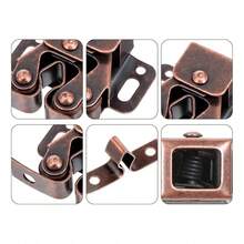 Tendencia40 Pcs Resbalones Broche Tipo Ajax Para Puerta Con Pasadores ChocolateCalidad premium - Chocolate - Ver 6
