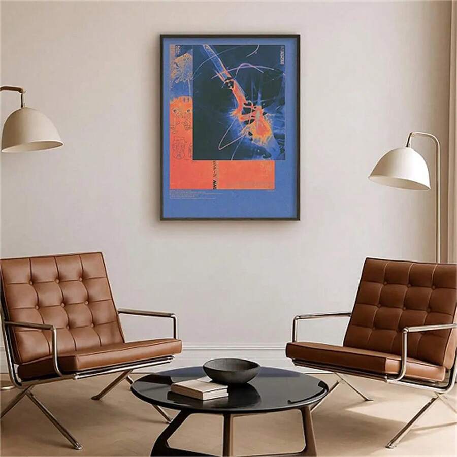 1幅帆布海报，钢琴和弦与音阶乐理海报，钢琴理论海报，客厅墙面装饰，卧室墙面装饰，家居装饰，无框 - 彩色 - 查看 1