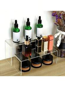 1/3/5pcs Transparent Acrylic Dessert Display Stand - High Transparency Acrylic Material, Fashionable 3D Design. Perfectly Suitable For Weddings, Parties, Banquets, Afternoon Teas, Birthday Parties, Corporate Tea Breaks, And Holiday Celebrations. An Ideal Choice For Displaying Chocolates, Macarons, And Other Desserts. Acrylic Stand, Creating A Refined Dessert Table. - Clear - View 7