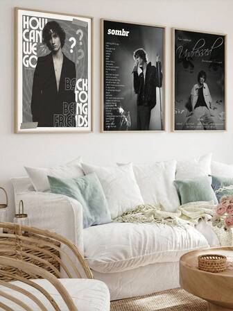 1PC The Poster Retro British Rock Band Poster Bar, Club, Living Room, Bedroom Decor Artistic Wall Decoration Rock Music Enthusiast Gift Teenagers, Boys, Girls