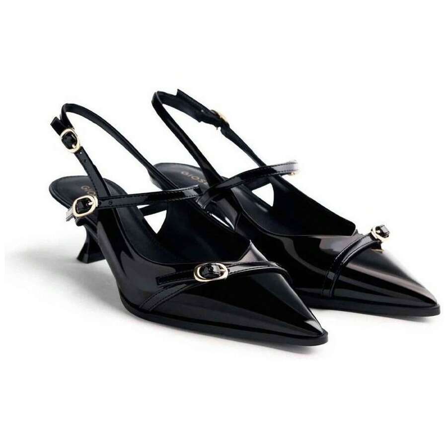 Gioseppo Heeled Sandals 76190 For Women In Color Black - الأسود - مشاهدة 1
