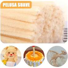 300pzs Limpia Pipas,Limpia Pipas Chenile Surtidos Múltiples Colores,Fácil de Doblar,Para Surtidos DIY,Realizar Adornos Artesanales, Flores, Adornos Navideños y de Fiesta, Etc.(30cm)