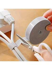 Premium 1pc Heavy-Duty Nylon Cable Organizer Strap With Durable Hook And Loop Fastener, 79/118 Inches Length For Versatile And Efficient Cable Management - Perfect For Home, Office, Travel, And Outdoor Use - Reusable Cord Wraps For Wires - Multicolor - View 7