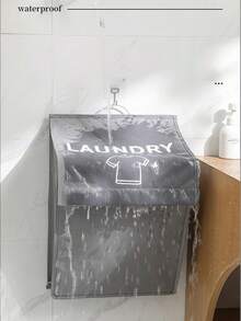 1个【牛津布洗衣篮】大容量牛津布洗衣篮 - 壁挂式、可折叠、节省空间 - 带提手脏衣篮，适用于浴室、卧室、客厅 - 灰色 - 查看 5