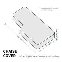 MAXIJIN 1 Piece Velvet Chaise Cover Stretch Sectional Couch Covers For L Shaped Sofa Fitted Soft Chaise Lounge Cushion Cover Sofa Slipcover With Elastic Bottom (Chaise Cover, White) - 白色的 - 查看 6
