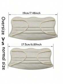 50pcs/20pcs Pack Large Butterfly Shaped Face Mask, Women High Cost-Effective Wavy Cloud V-Shaped Face Brightening Small Mask - Multicolor - View 5