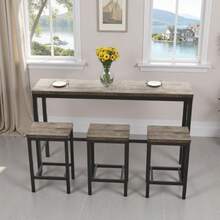 Dining Table & Chair Sets - Grey - View 5