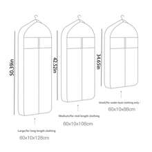 [3D Dust Cover] Polyester 3D Garment Dust Cover, Hanging Transparent Dust Bag With Zipper Closure Organizer, Suitable For Dresses, Suits, Jackets Wardrobe Storage Bag, For Wardrobe Organization - Multicolor - View 4