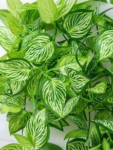 1株人造吊兰，户外人造植物，逼真吊兰，仿真常春藤吊兰，抗紫外线塑料植物，情人节礼物，季节性家居装饰