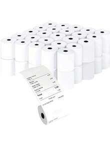 50 Rollos Térmico 57x40 mm Miniprinter,Recibo de  Impresora 58 mm,Xprinter, Ticket, Para impresora Portátil,37543389 - Multicolor - Ver 1