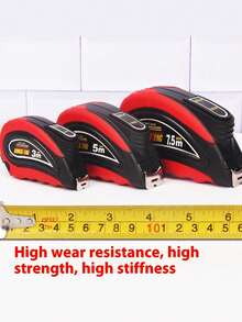 Self-Lock Tape Measure, Rubber Coated Anti-Slip Measuring Tool For Construction, Carpentry, Sewing,Rubber Coat Ruler Tool For Engineer Carpenter Tailor - Self-locking Measuring Tape - View 4