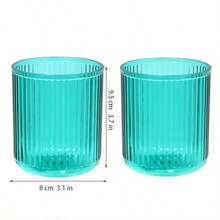 Bathroom Tumbler 2 Pieces Unbreakable Toothbrush Cup Dishwasher  Drinking Cup Gray And Gray - Xanh & Xanh - Xem 2