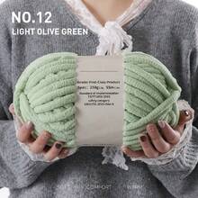 1pc 250g Chunky Dopamine Yarn Skein, Handmade Knitting Scarf, DIY Blanket, Cushion, Non-Shedding - 250 Grams - View 29