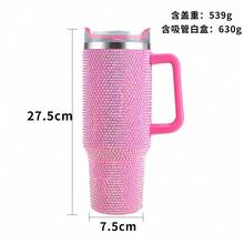This Is The Most Popular 40oz Ice-Cold Mug Right Now, Suitable For Both Cold And Warm Drinks. It'll Accompany You And Your Family Through Every Spring, Summer, Autumn, And Winter. - Hoa hồng đỏ - Xem 4