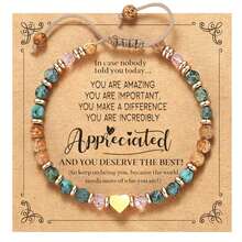 Inspirational Women's Birthday Gift - Healing Natural Stone Bracelet, Missing You, Wishing You A Speedy Recovery, Gift For Friends And Sisters - Appreciate - View 14