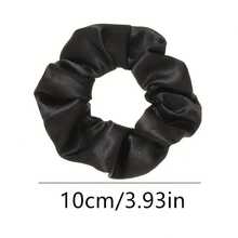 Awegeo Red de dormir para mujer de doble capa de satén y spandex con un solo color y borde ondulado, gorra de dormir elegante y cómoda, transpirable y suave, adecuada para dormir y cuidado del pelo - A - Ver 6