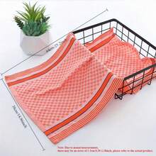 2/4/8pcs Kitchen Dish Towel, Made Of High-Quality, SuperAbsorbent, Soft Cotton With A Waffle Weave, Featuring AColorful Checkered Pattern. These Large RectangularCloths Are Ideal For Washing And Drying Dishes, Washable Kitchen Towels & Tea Towels Suitable For LivingRoom, Bedroom, Bathroom, Kitchen,Suitable For Home Use - Multicolor - View 5