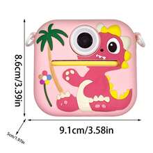 Máy ảnh kỹ thuật số cho trẻ em, phù hợp cho bé trai và bé gái từ 3-12 tuổi - Camera selfie quay video HD 1080P ống kính kép với màn hình 2.4 inch, nhạc, trò chơi, thẻ nhớ SD 32GB, giấy in và dây đeo - Món quà đồ chơi Giáng sinh và sinh nhật hoàn hảo - Nhiều màu - Xem 11