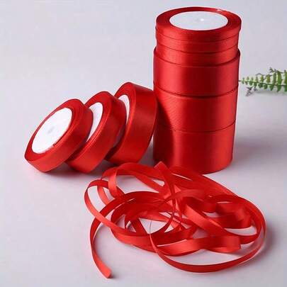 Metallic Ribbon, 0.6/1/2/2.5/4cm, Multi-Color Gift Wrapping Ribbons, Headwear Accessories, Clothing Accessories Ribbons, Suitable For Gift Wrapping, Crafts, Bow Hair Accessories, Wedding Party Decorations