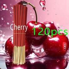 24/73/120/170 Pcs Cherry Scented Incense Sticks, Cherry Blossom Bamboo Incense Rods, 8.66 Inches, Suitable For Yoga And Meditation, Purify The Mind, Eliminate Negative Energy