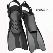 2 双可调节硅胶游泳脚蹼，防滑全脚短蹼设计，速干耐磨，舒适耐用，尺码 S/M 38-42，增强泳池训练、浮潜、潜水、游泳练习、冲浪和水上运动的推进力和速度，轻便易携，适合初学者和高级成人游泳者旅行使用。 - 彩色 - 查看 6