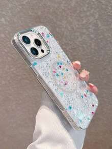 シンプルな黒色のアクリル透明電話ケース、 17 Pro Max/17 Pro/17 Air/17/16 Pro Max/16/16 Pro/16 Plus/11/15/15 Pro/15 Pro Max/12/13/14 Pro Max/XS/XR/11 Pro/11 Pro Max/12 Pro/12 Pro Max/13 Pro/13 Pro Max/7 Plus/14 Pro/14 Pro Max/14 Plus/7 Plus/8 Plus/8/SE2/12 Mini/13 Mini/16Eに対応、耐久性があり黄変防止のハードシェル - シルバー - 輝くマグネットケース - チェックする 10
