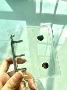 Portable Transparent Loose-Leaf Photo Card Binder, Sticker Book, Envelope Bag, Photo Card Holder Album, Suitable For Idol Cards, Name Cards, Scrapbooking, Budget Planner, Diary, Office Supplies, Wedding/Friend Gifts