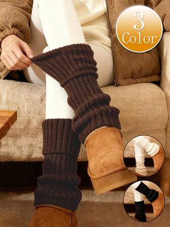 3 colores de calentadores de piernas, estilo punk de los 80 y 90, estilo Y2K, adecuados para uso casual diario