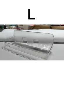 1个亚克力浴室置物架，多功能大容量，可收纳化妆品、洗漱用品、清洁工具，化妆品收纳架，免打孔设计，安装简便，承重力强。 - 無色 - 查看 9