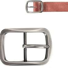 Leoon Hebilla de Cinturn, Hebilla de Repuesto Cuadrada de una Sola Punta Extrable Retro de Latn para Hombres Y Mujeres Accesorios de Ajuste de Sujecin de Cinturn(Hebilla de cinturn tipo B) - hebilla de cinturón tipo b - Ver 6