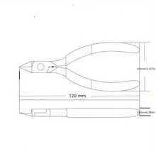 Single Blade Cutting Pliers, Ultra-Thin Stainless Steel Single Blade Diagonal Pliers, Model Tools, Military Model Assembly Sprue Cutter - Multicolor - View 4