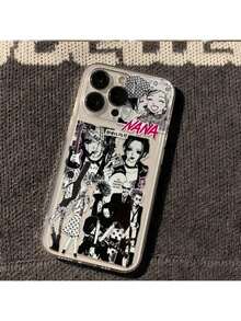 Japanese Anime Cool Girl Oosaki Nana Soft Clear Case Protection For 15 14 13 12 11 Pro Max XS XR 7 8 Plus X SE Coque, Cover Compatible With  17 Pro Case,  17 Pro Max Case,  17 Case,  16 Pro Case - 2 - 查看 5