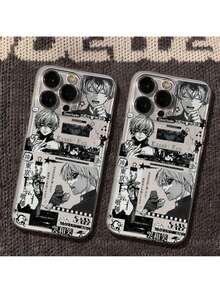 Funda de teléfono Kaneki Ken en blanco y negro, envío nacional, sensación fresca, funda de teléfono súper linda para Apple 17/16/15/14/13/12/11/Air/Pro/ProMax, funda de teléfono de anime japonés para Samsung Galaxy S22/S23/S24/S25 Plus Fe Ultra - Colores mezclados - Ver 1